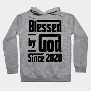 Blessed By God Since 2020 3rd Birthday Hoodie